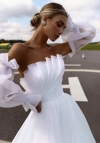 свадебное платье ракушка